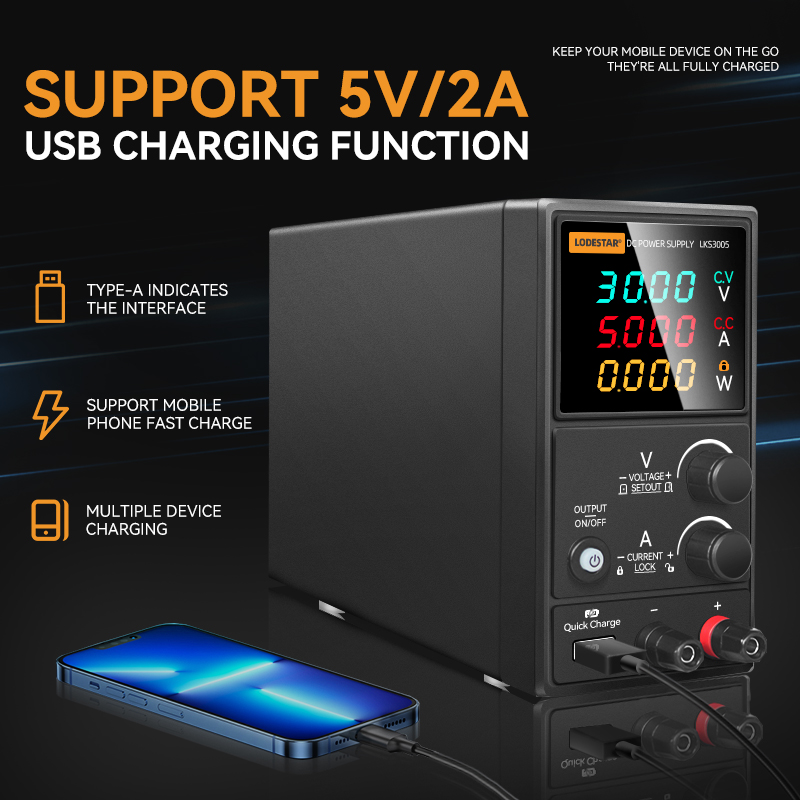 LODESTAR 30V 5A/10A DC Regulat - đánh giá và giá High Precision Dc Power Supply 30V 10A