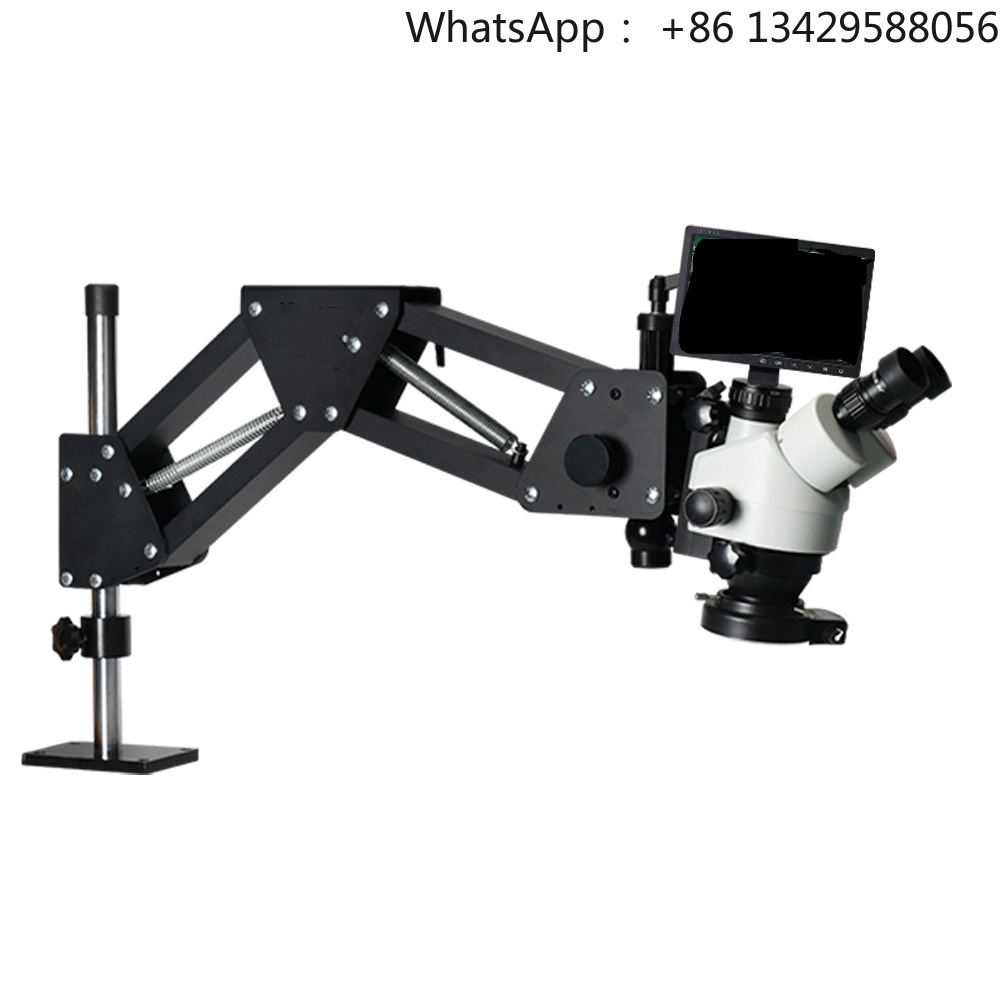 10inch 2K Resolution LED Illum - đánh giá và giá Trinocular Stereo Microscope 7X-45X