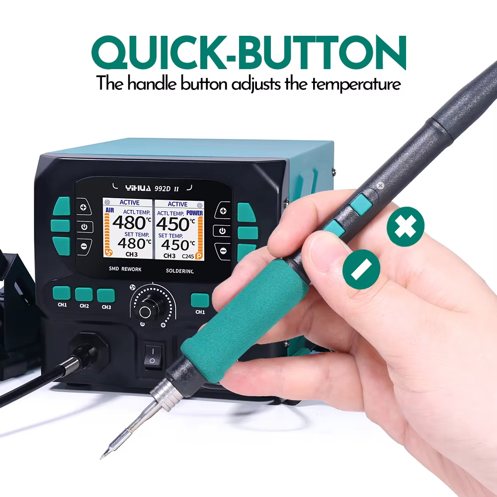 YIHUA 992D-II Soldering Statio - đánh giá và giá C210 Precision Soldering Station