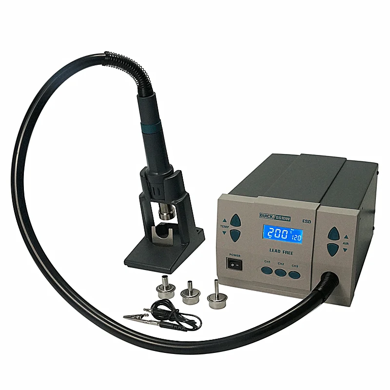 Original 1000W    QUICK 861DW  - đánh giá và giá Hot Air Rework Station 861Dw