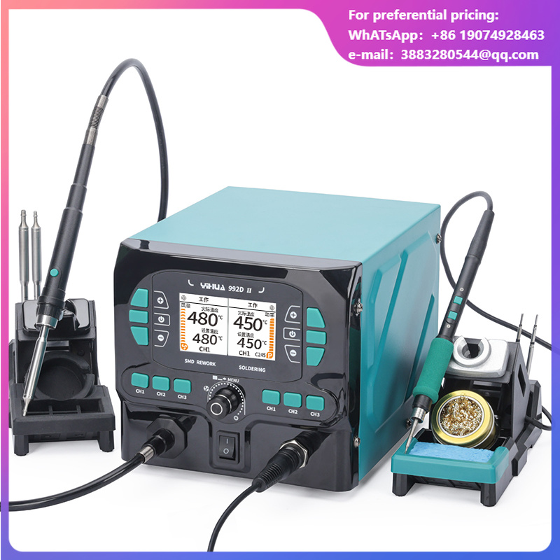 YIHUA 992D-II 2 In 1 LCD Displ - đánh giá và giá C210 Precision Soldering Station
